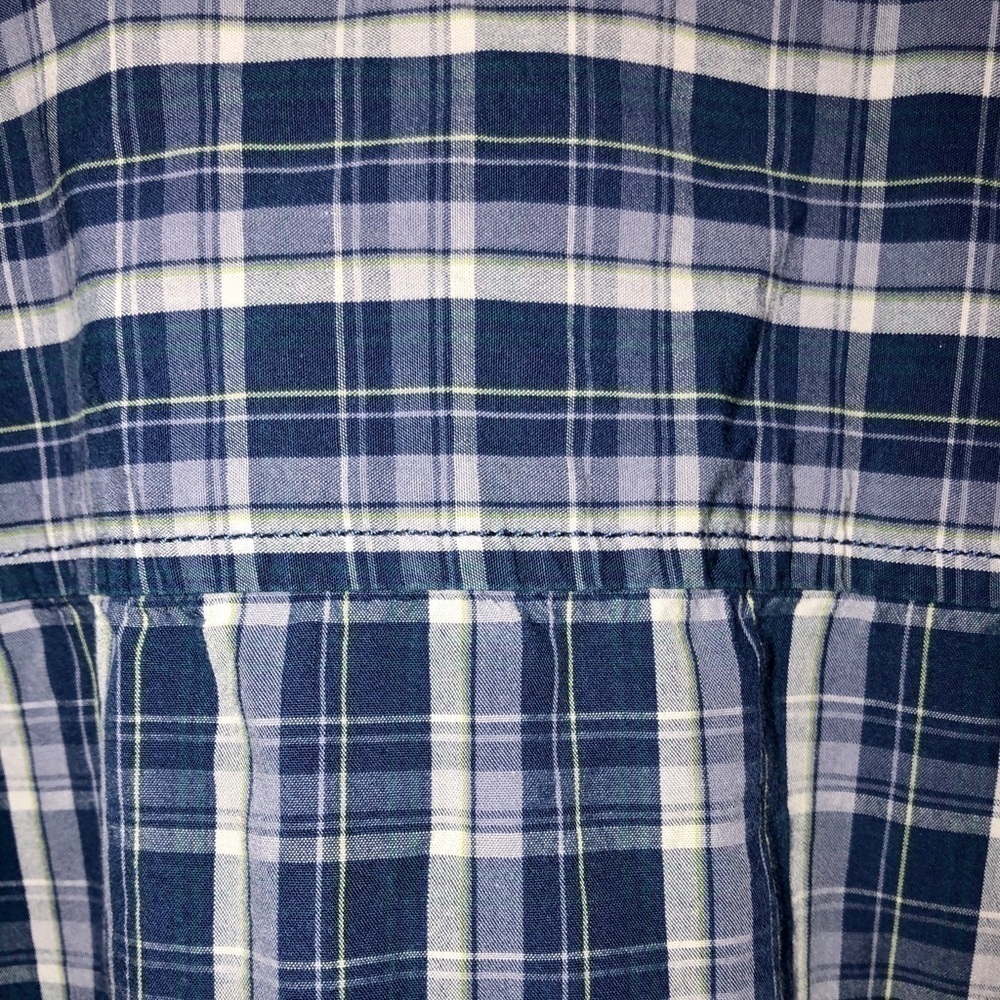 🪽The North Face Classic Blue Plaid Long Sleeve Button Down Shirt - Picture 11 of 15